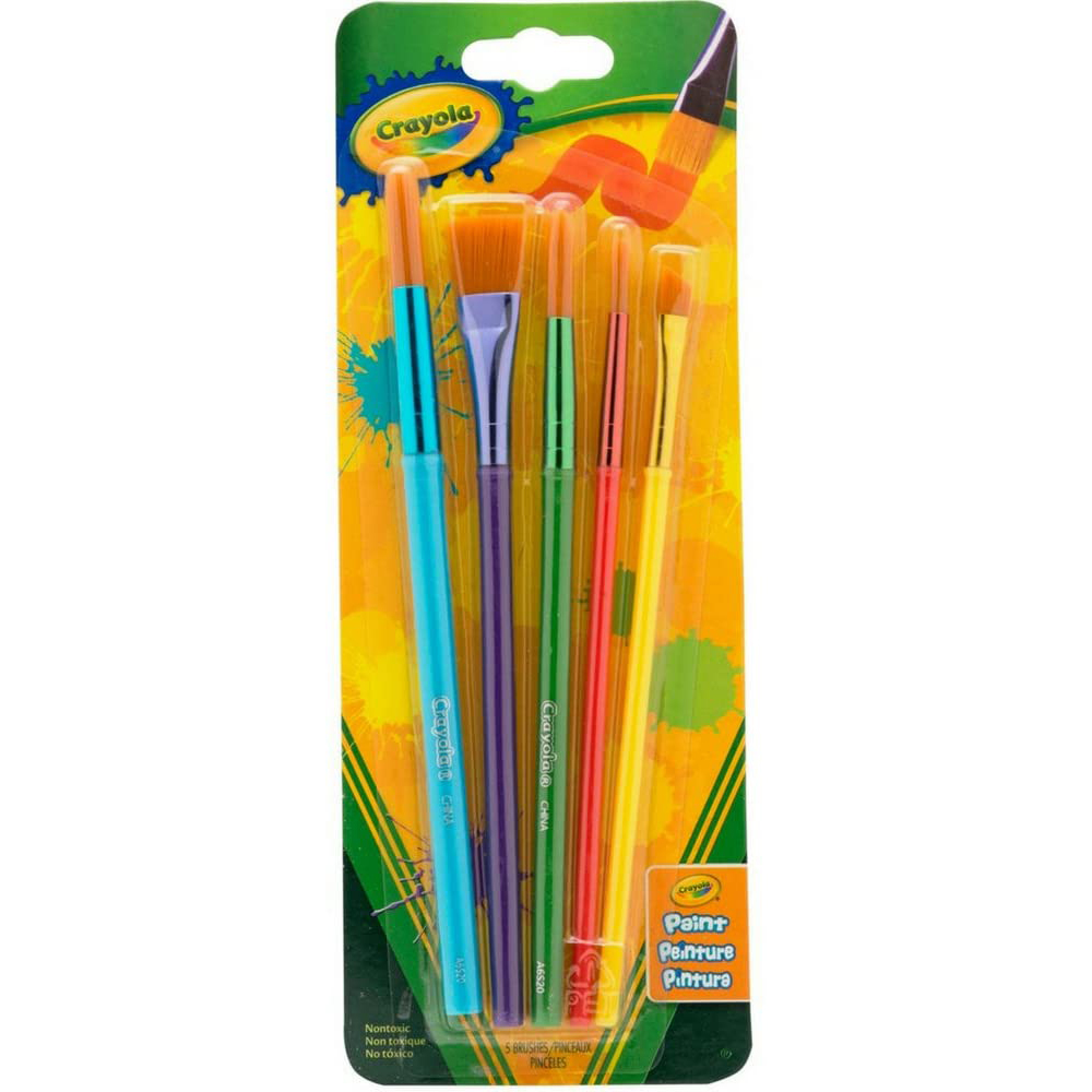 Crayola Arts & Crafts Paint Brushes - 5 Pack - Image 1
